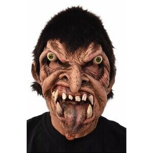Liquor Devious Fiend Mask Adult One Size Halloween Horror Latex Zombie Scary
